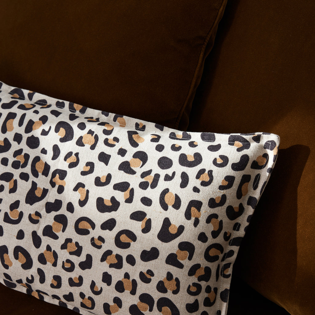Housse de coussin Léopard