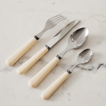 Set de 16 couverts Ivoire