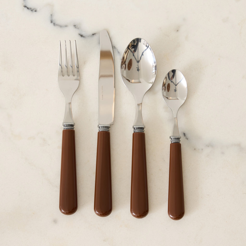 Set de 24 couverts Terracotta