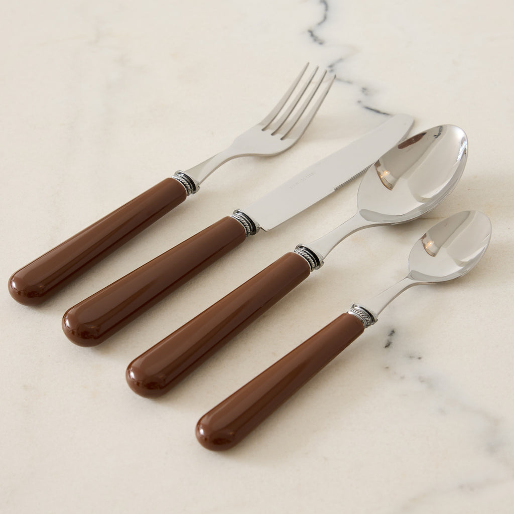 Set de 24 couverts Terracotta