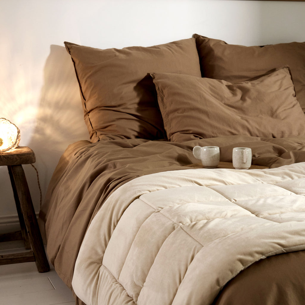 Edredon matelassé Crème