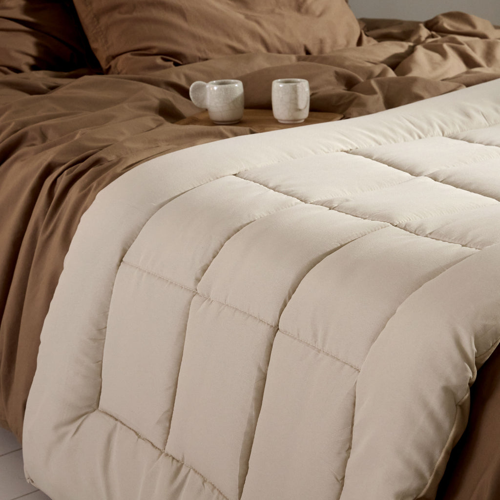 Edredon matelassé Crème