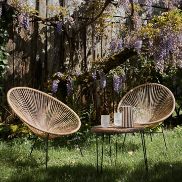 Fauteuil ou table basse tressé