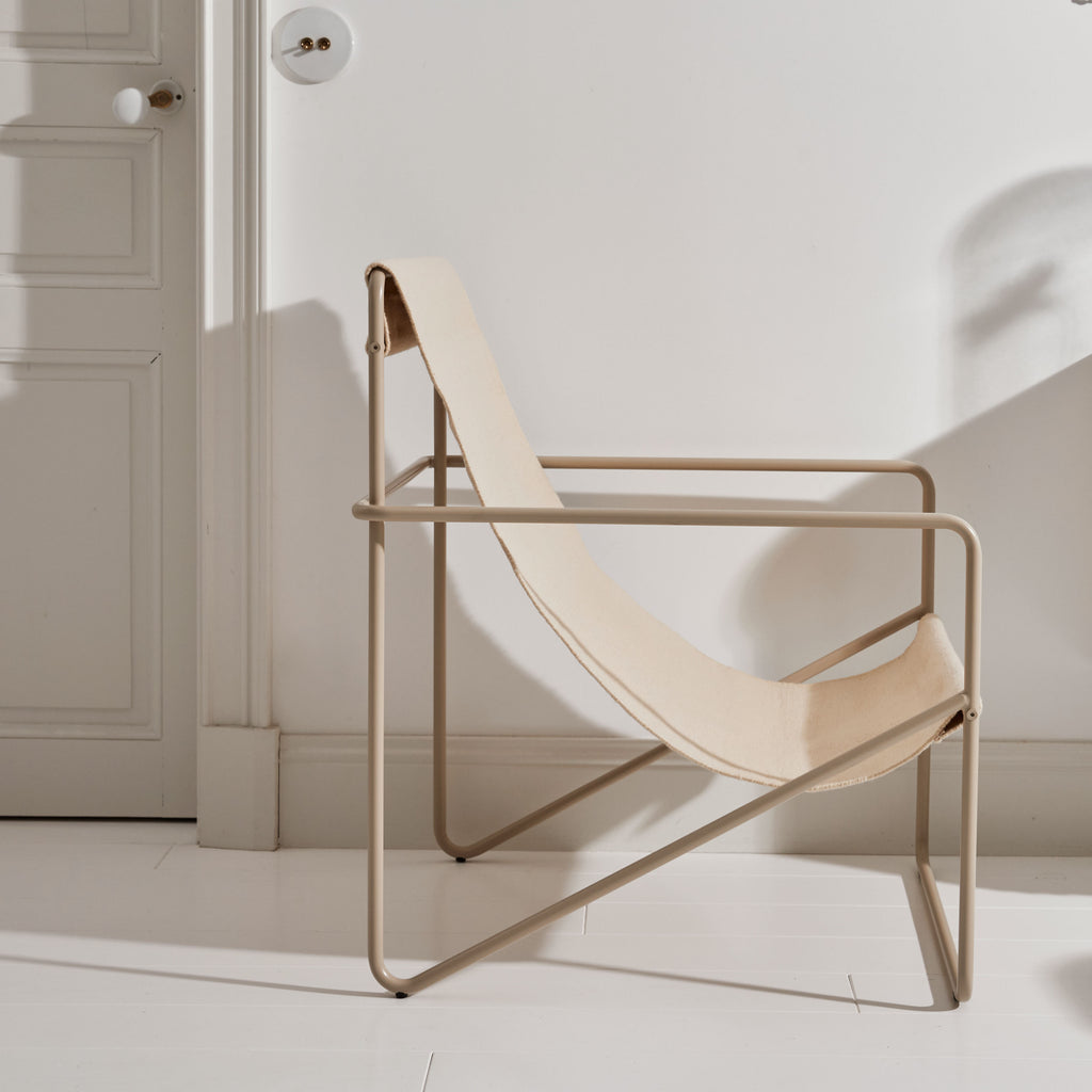 Fauteuil tissu Beige / beige