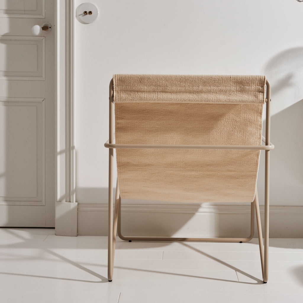 Fauteuil tissu Beige / beige