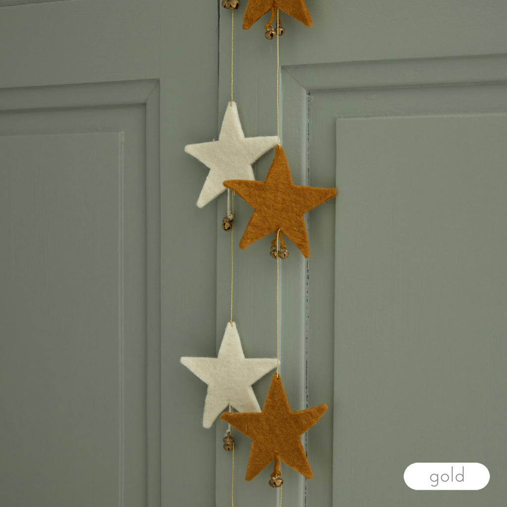 Guirlande étoile feutre