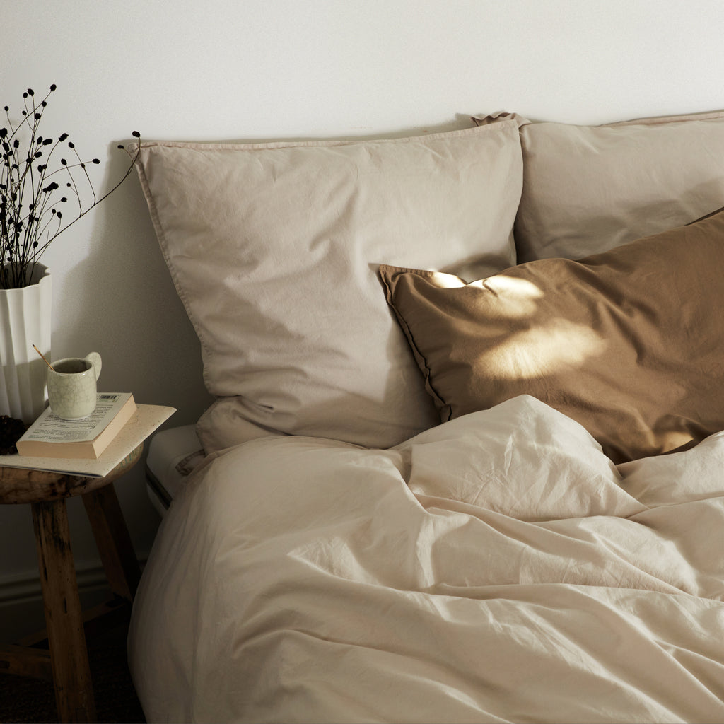 Linge de lit en coton Naturel