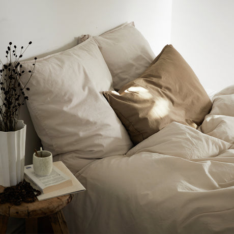 Linge de lit en coton Naturel