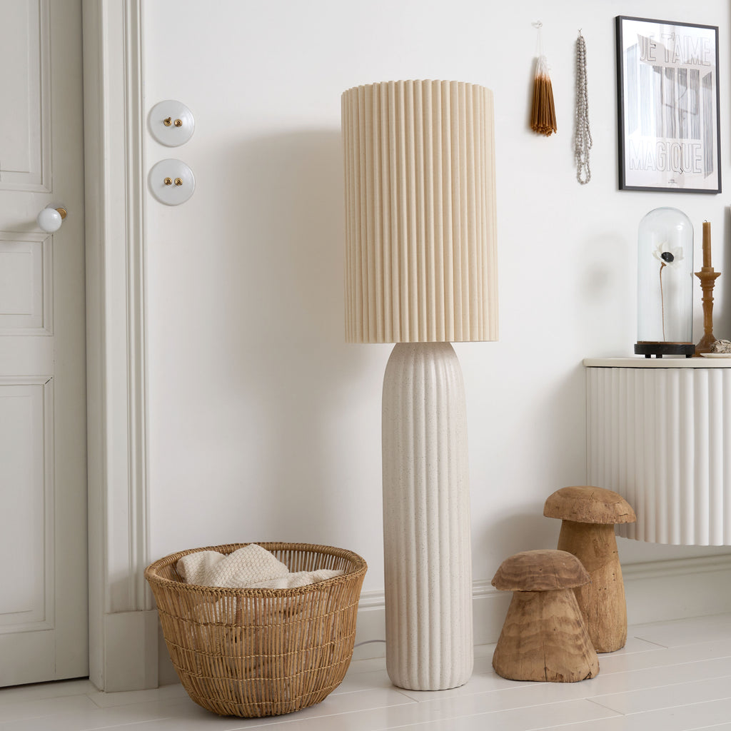 Lampadaire cannellé