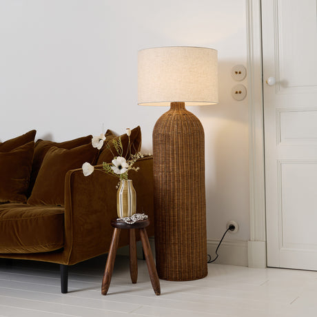 Lampadaire Alma en rotin