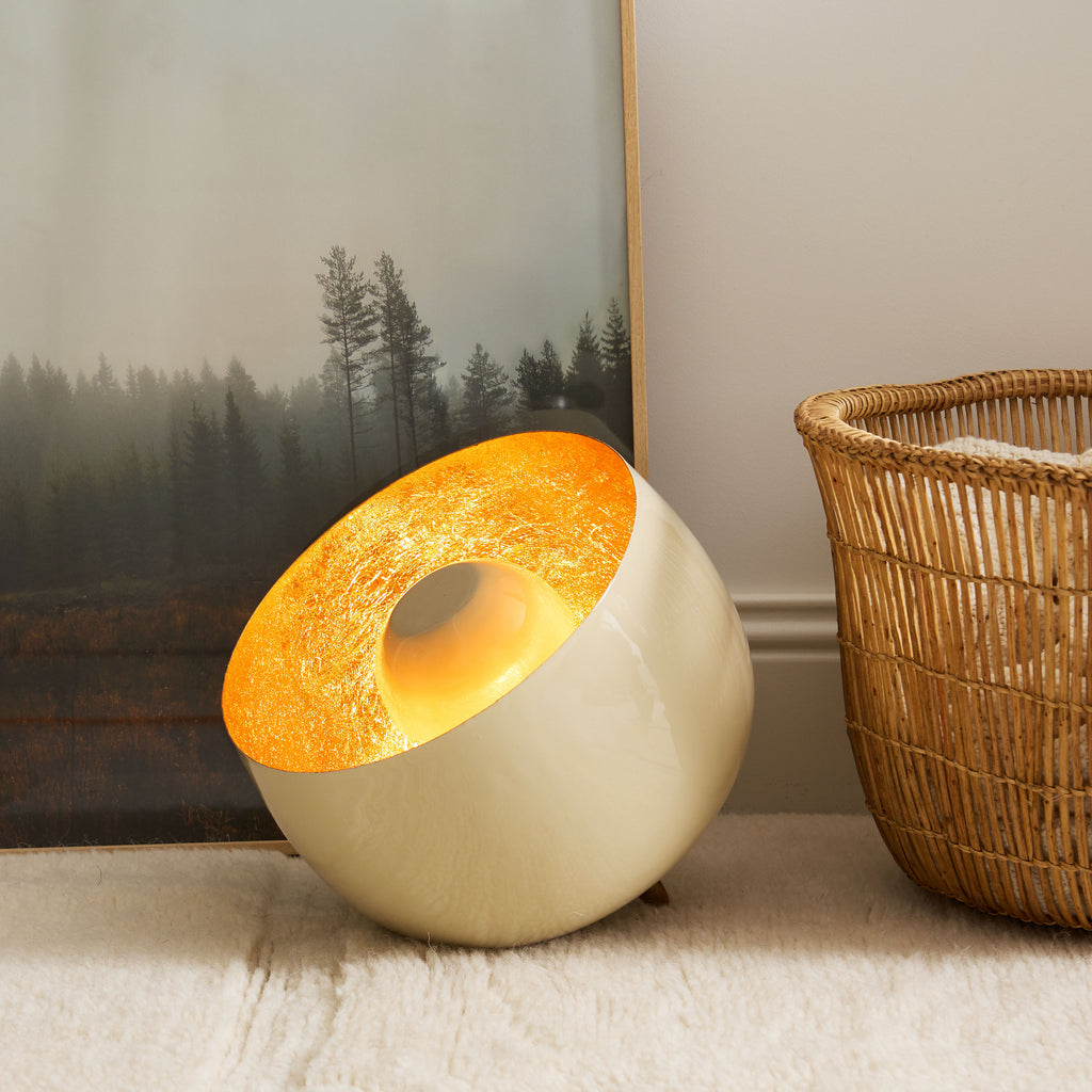 Lampe cloche Crème M