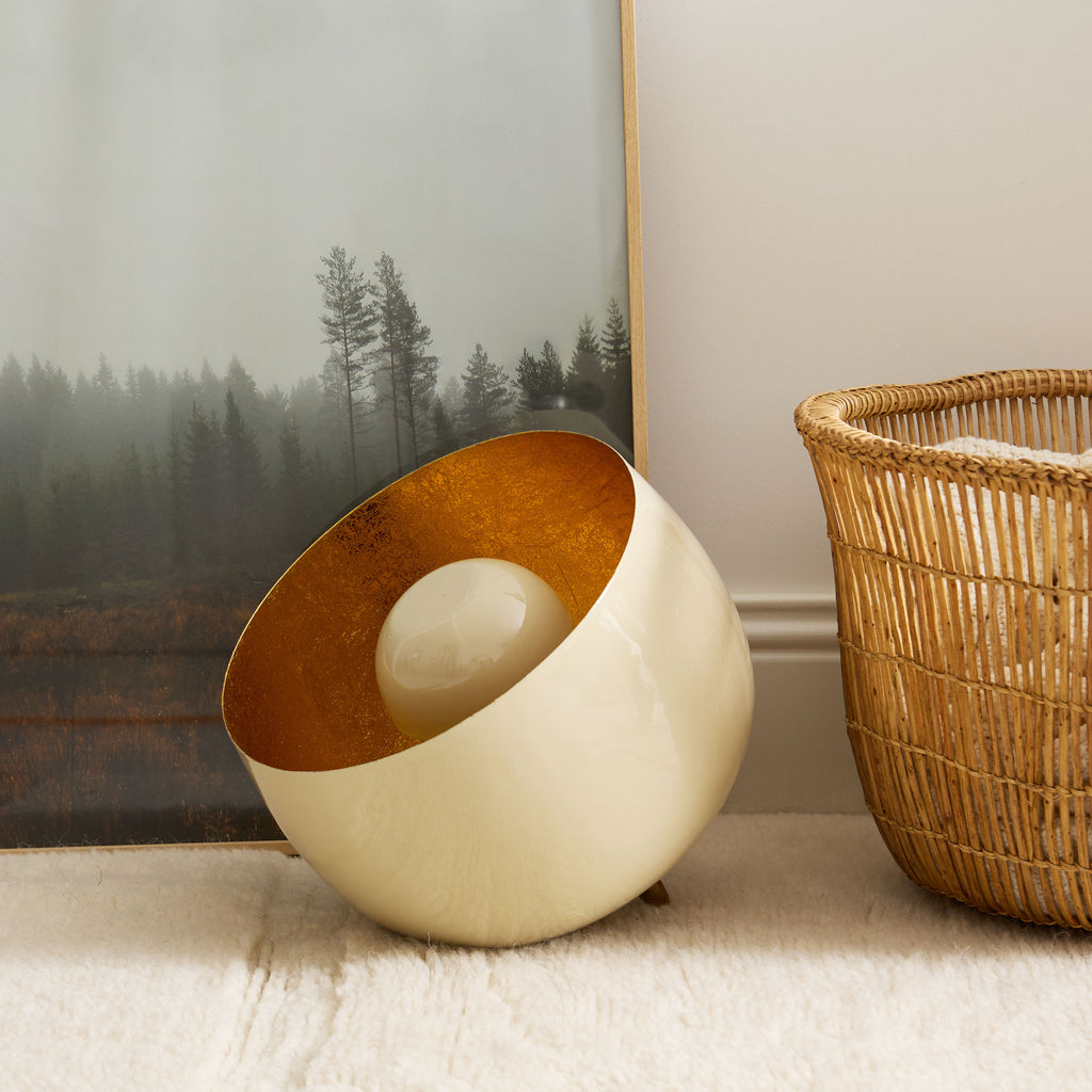 Lampe cloche Crème M