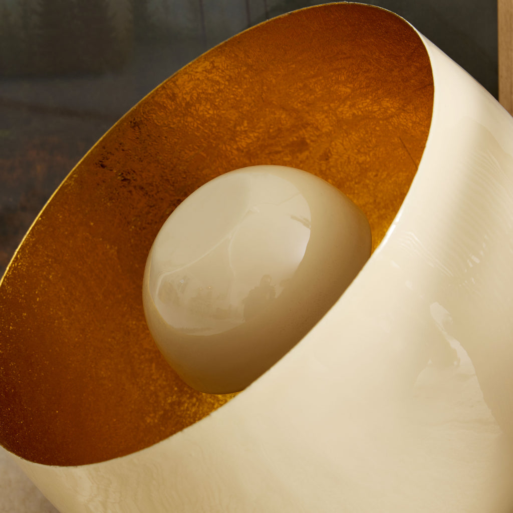 Lampe cloche Crème M