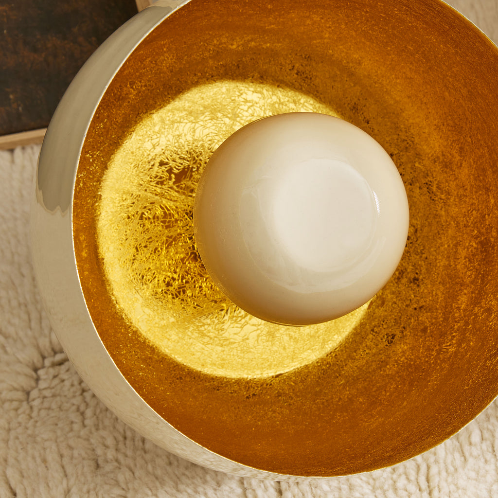 Lampe cloche Crème M