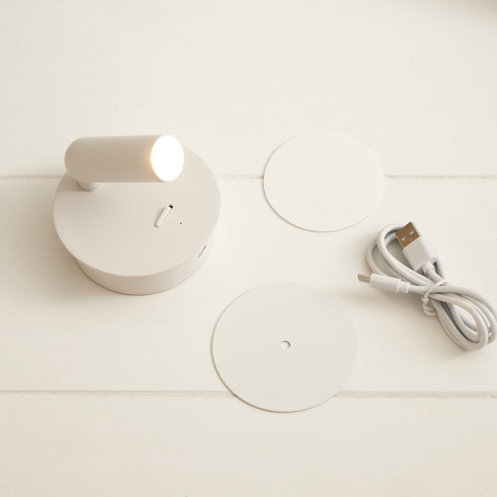 Liseuse sans fil blanche