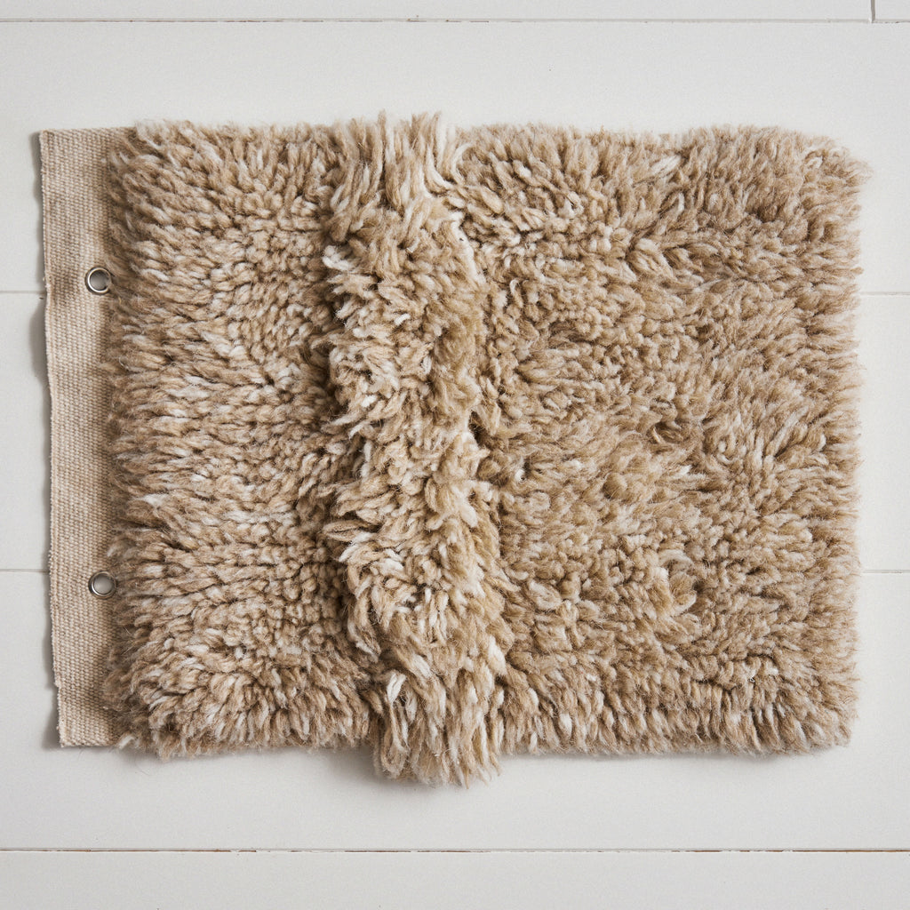 Lot de 3 échantillons pour tapis en laine ligne