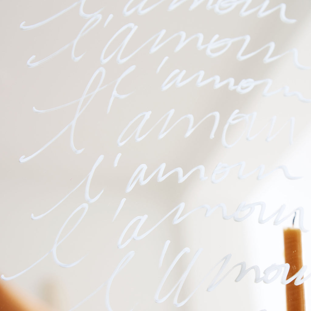 Miroir L'amour ou Bisous