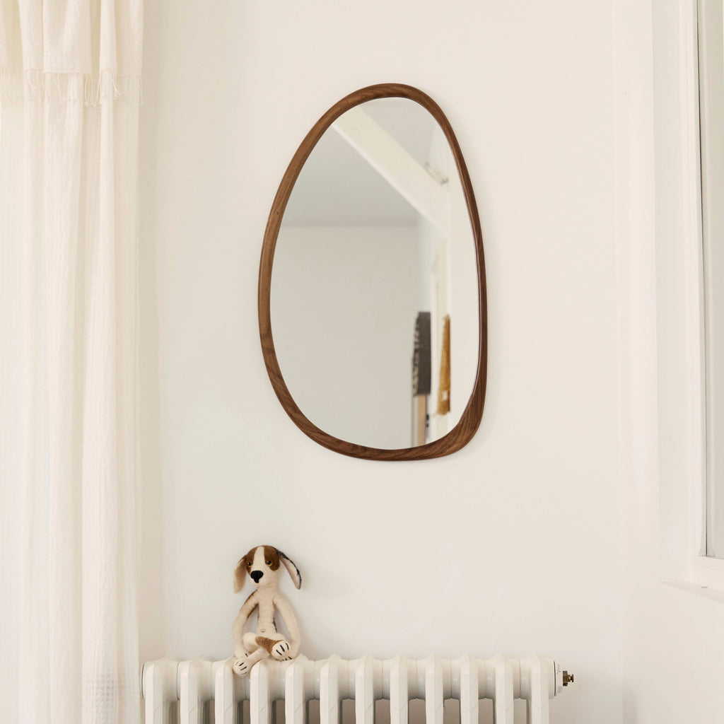 Miroir organique en bois