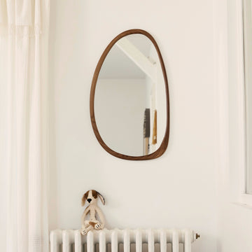 Miroir organique en bois