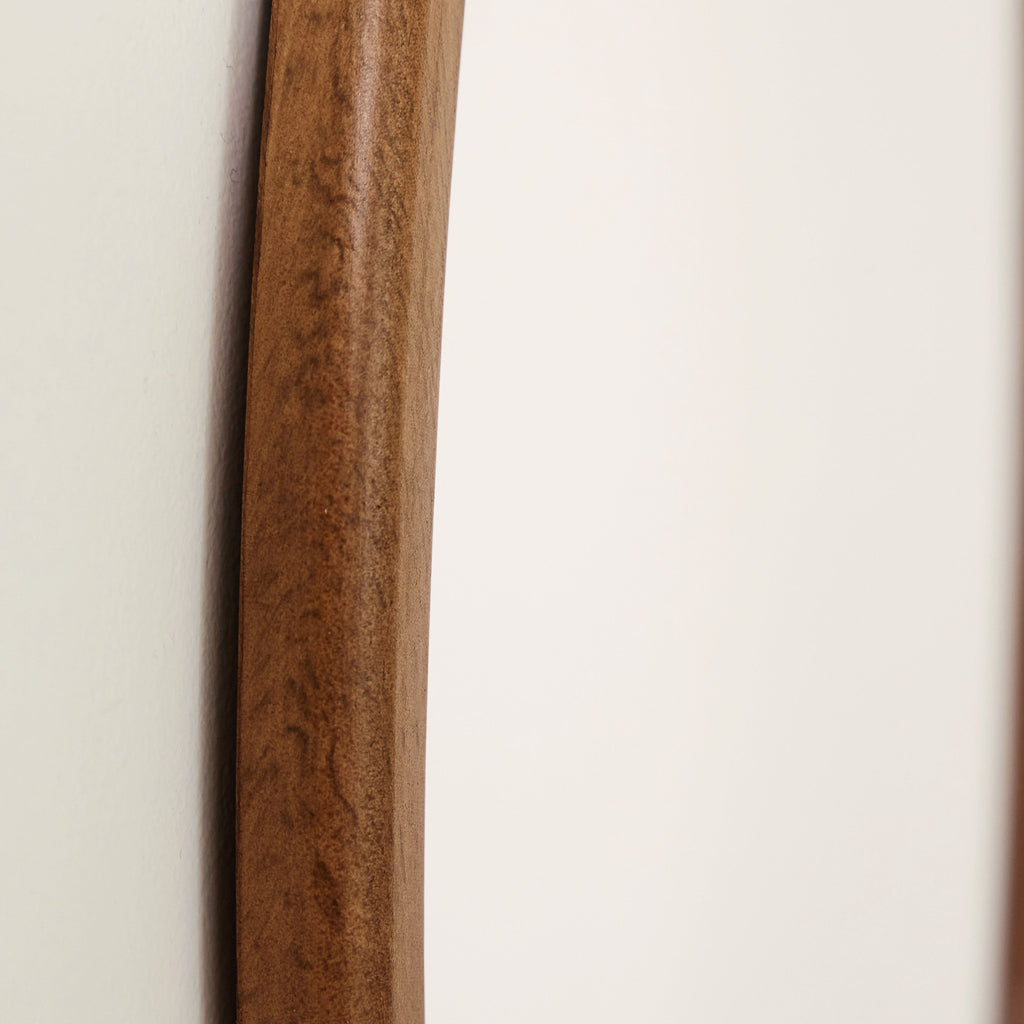 Miroir organique en bois