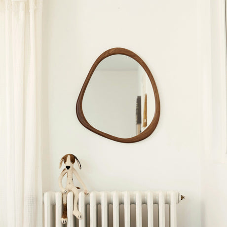 Miroir organique en bois
