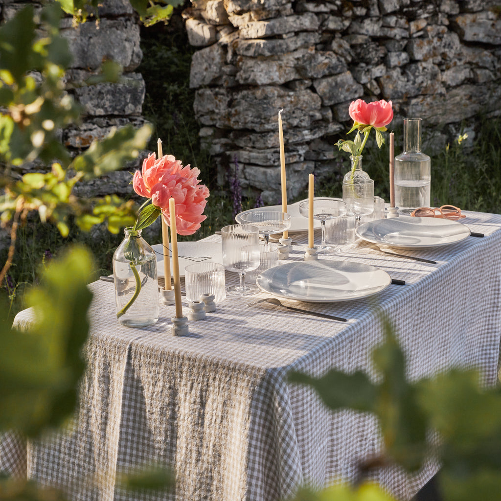 Nappe Vichy beige