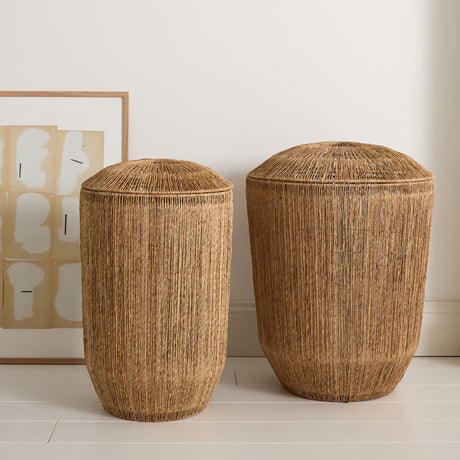 Panier allongé en jute