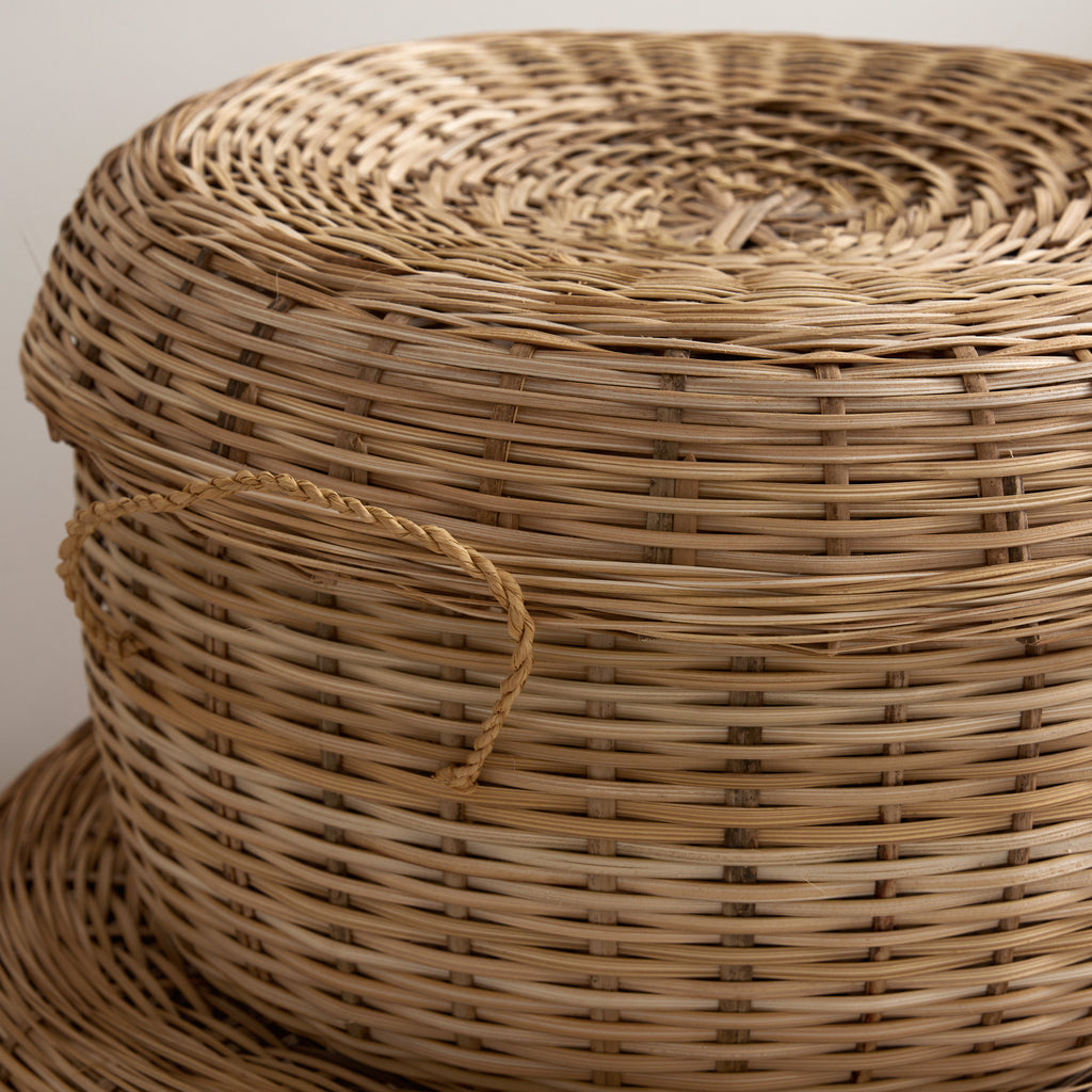 Panier avec couvercle