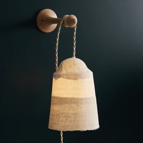 Porte-luminaire en bois