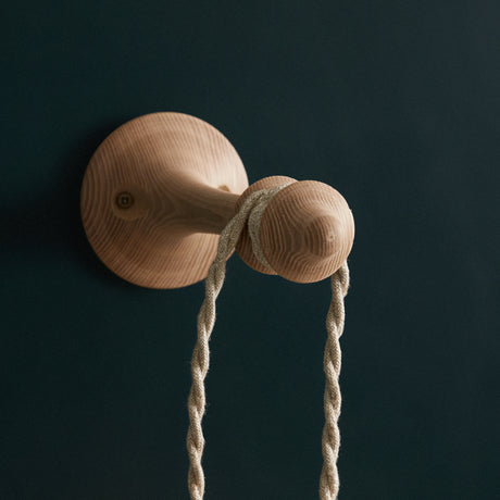 Porte-luminaire en bois