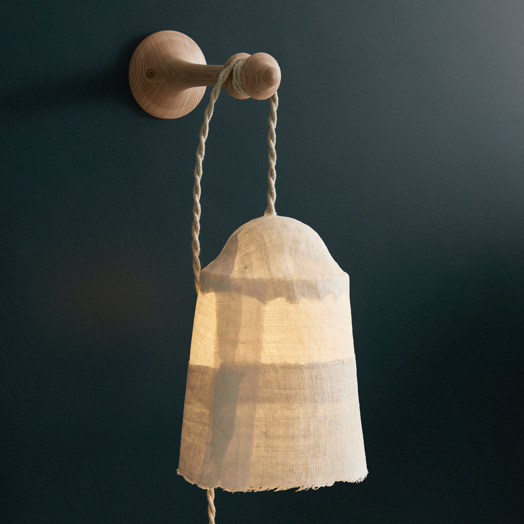 avant bundle Baladeuse en tissu crème