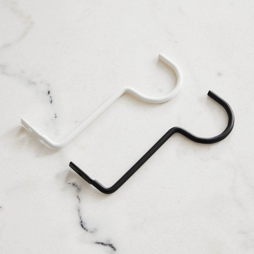 Patère Porte luminaire noir ou blanc