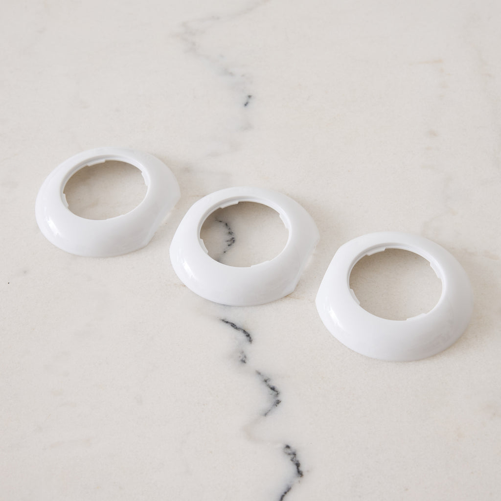 Plaque d'habillage inter/prise ronds