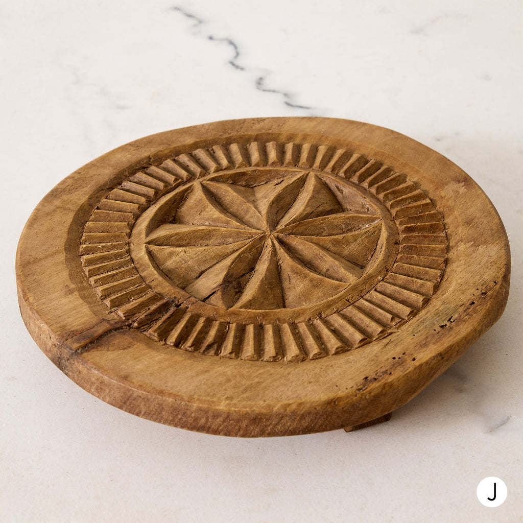 Plateau en bois brut naturel