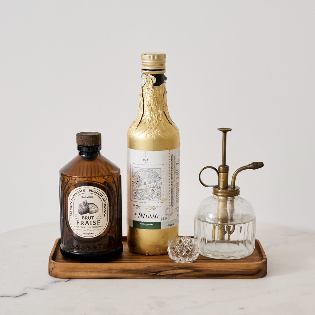 Plateau rectangulaire en Teck