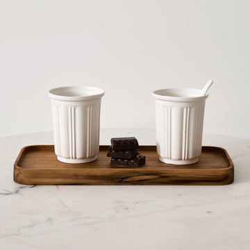 Plateau rectangulaire en Teck