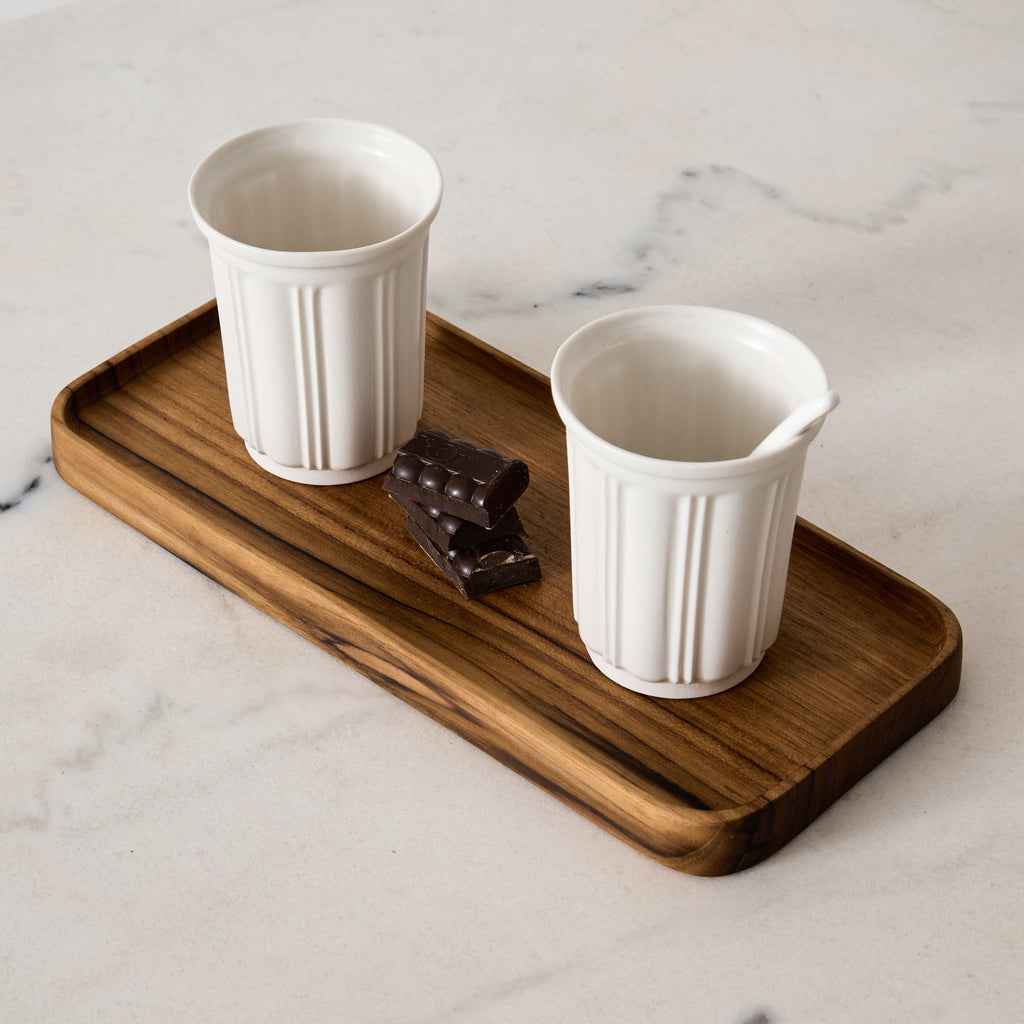 Plateau rectangulaire en Teck