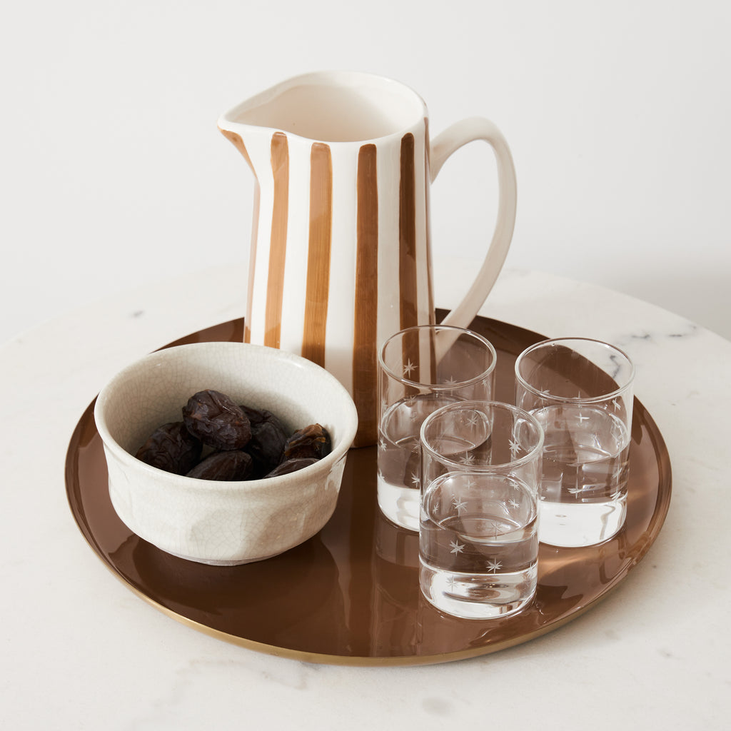 Carafe Pichet rayé