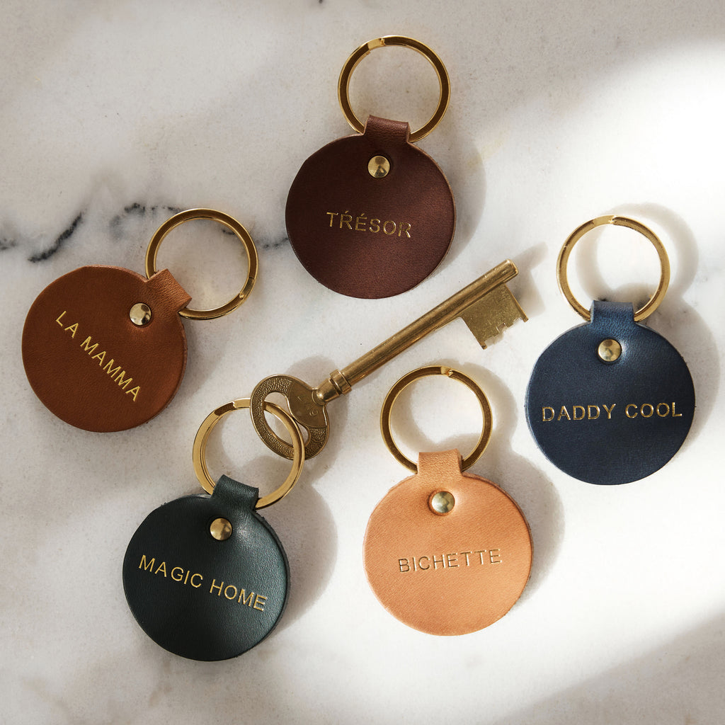 Porte-clé en cuir