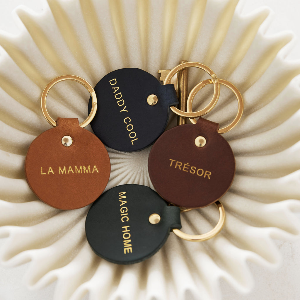 Porte-clé en cuir