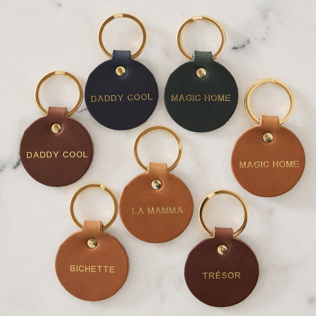 Porte-clé en cuir