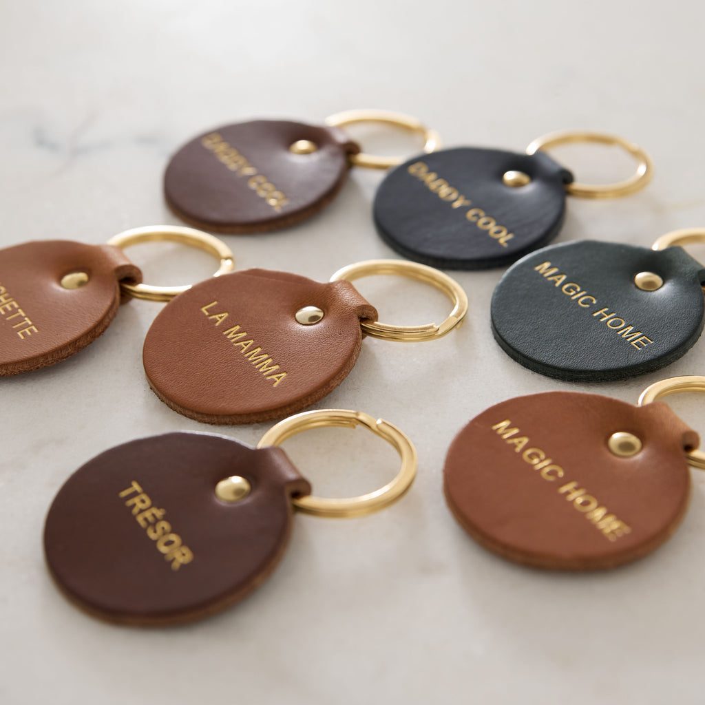 Porte-clé en cuir