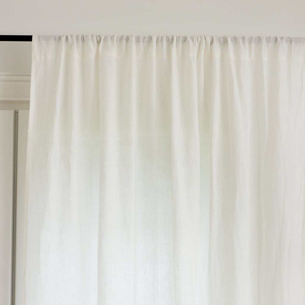 Rideau en lin lavé