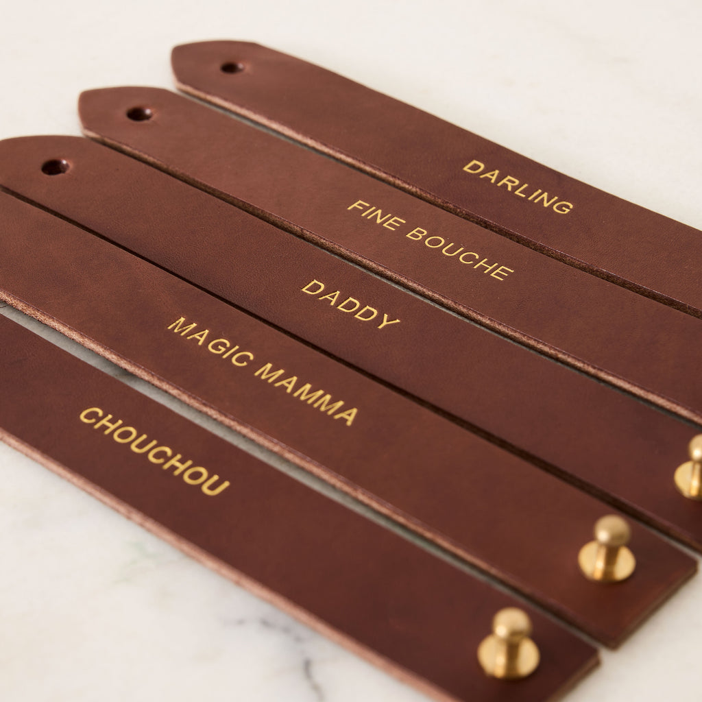 Rond de serviette en cuir