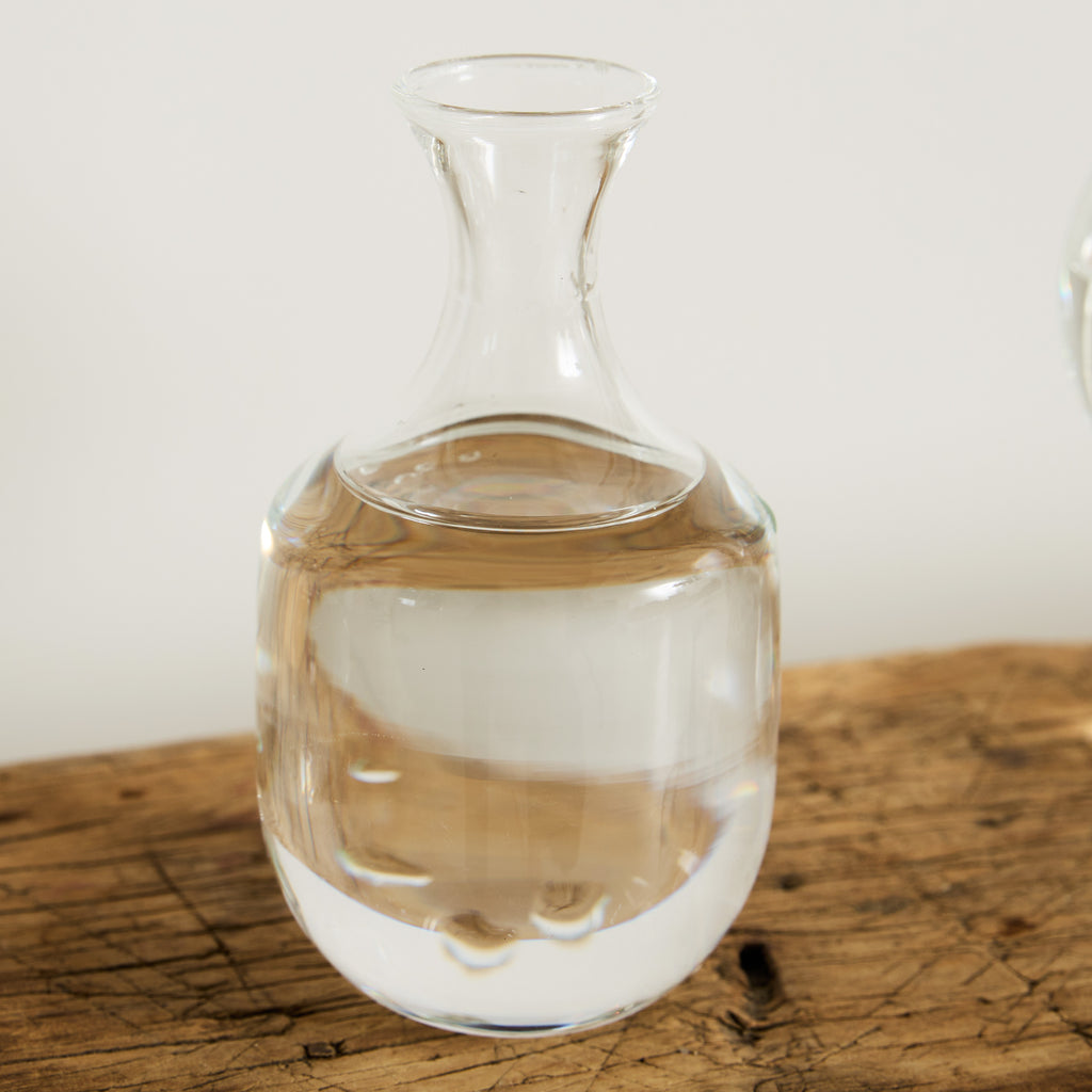 Lot de 3 soliflores en verre