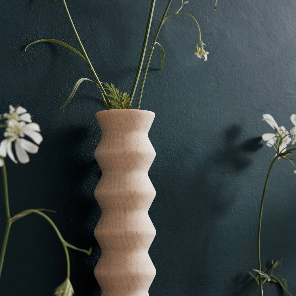 Lot de 3 soliflores canelés