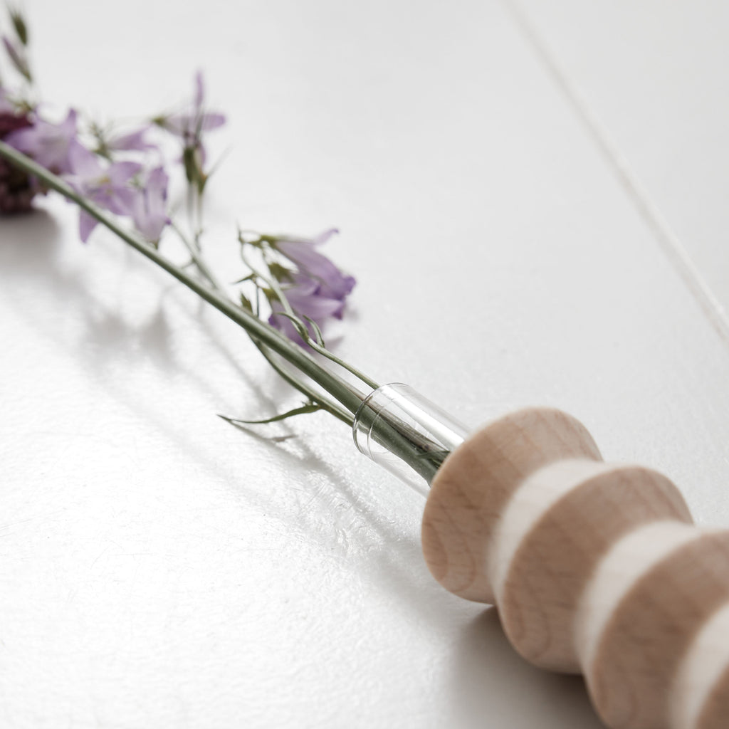 Lot de 3 soliflores canelés