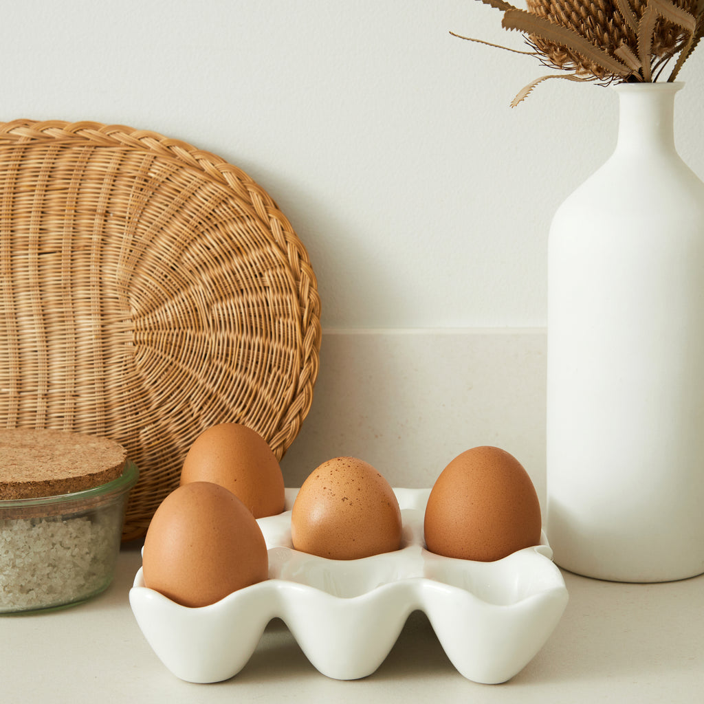 Présentoir à oeufs en céramique