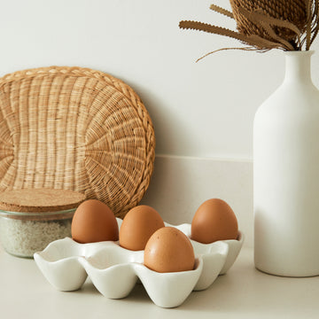 Présentoir à oeufs en céramique