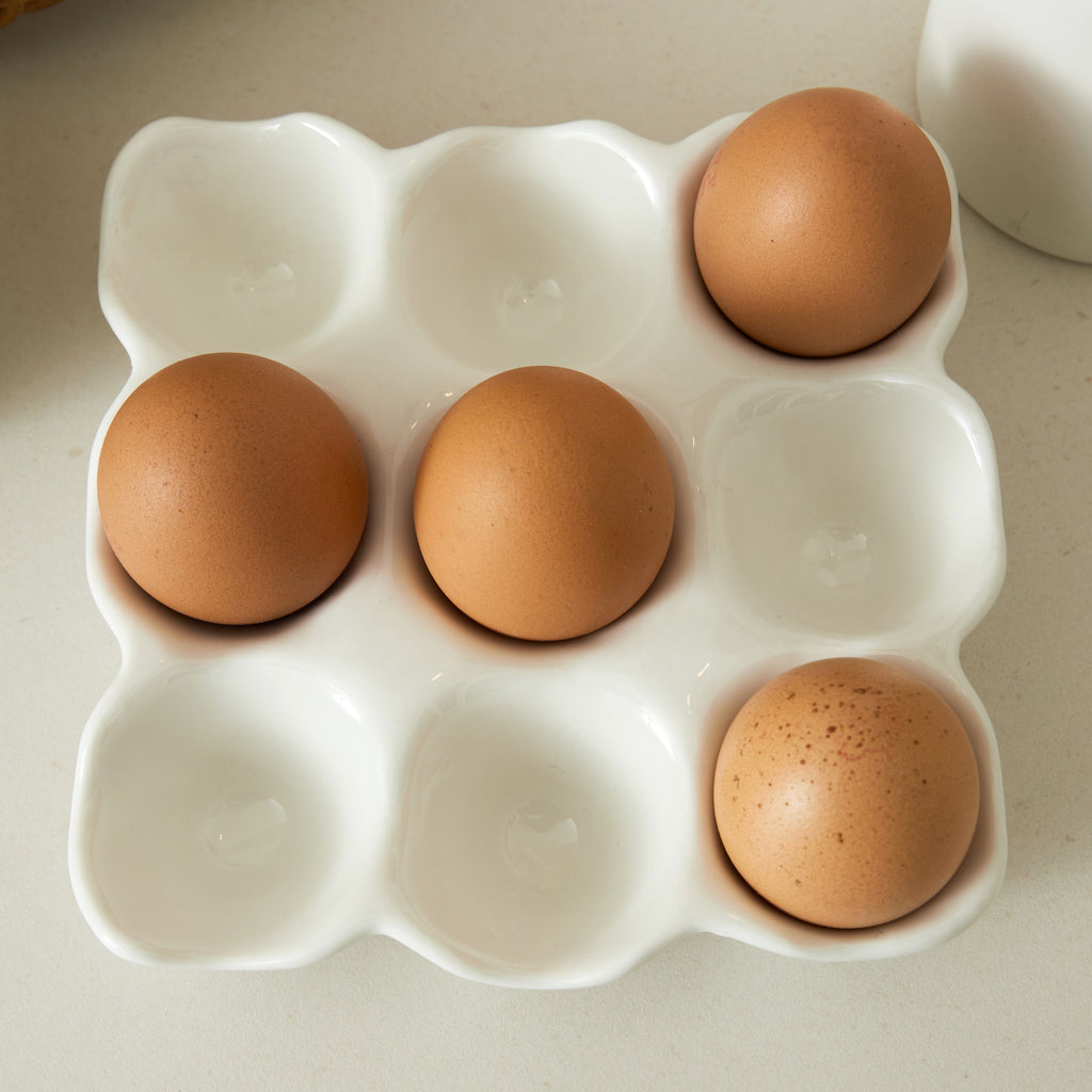 Présentoir à oeufs en céramique